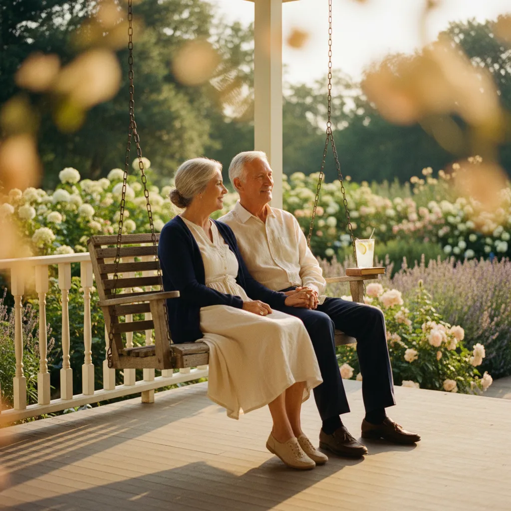 A warm, golden-lit family moment capturing the essence of treasured memories